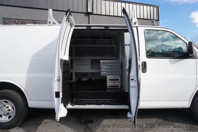 2019 Chevrolet Express Cargo Van RWD 2500 155" EXTENDED LADDER RACKS SHELVES INSIDE  - 22949220 - 11