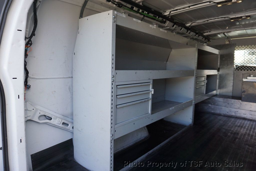 2019 Chevrolet Express Cargo Van RWD 2500 155" EXTENDED LADDER RACKS SHELVES INSIDE  - 22949220 - 16