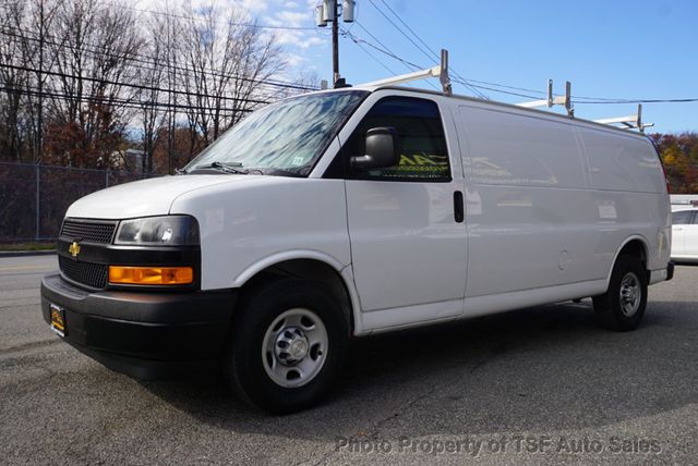 2019 Chevrolet Express Cargo Van RWD 2500 155" EXTENDED LADDER RACKS SHELVES INSIDE  - 22949220 - 2