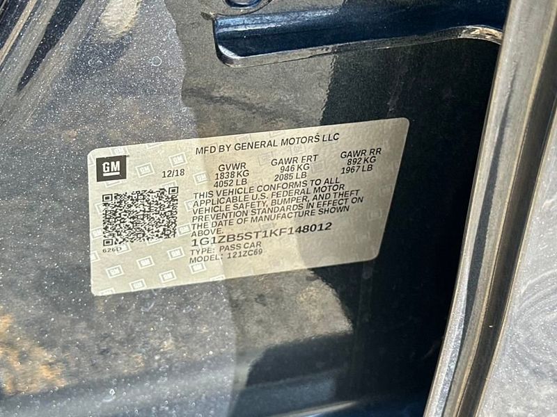 2019 Chevrolet Malibu 4dr Sedan LS w/1LS - 22936306 - 21
