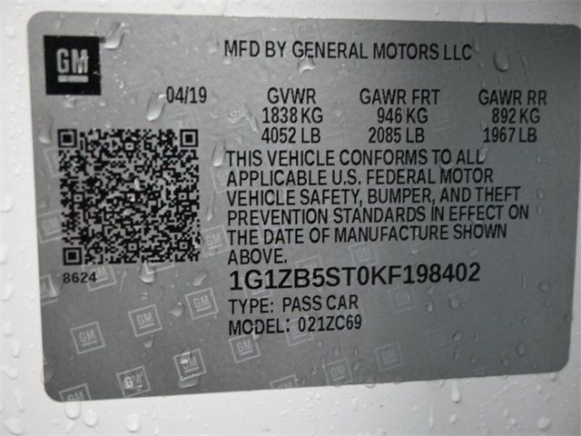 2019 Chevrolet Malibu 4dr Sedan LS w/1LS - 22960453 - 8