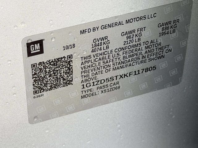 2019 Chevrolet Malibu 4dr Sedan LT w/1LT - 23031722 - 20