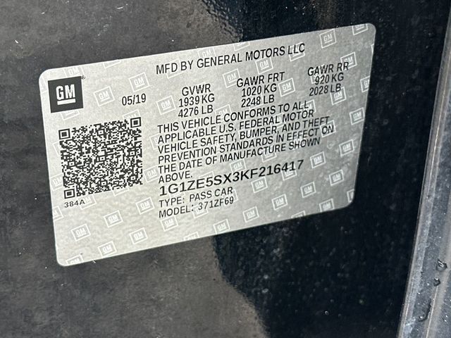 2019 Chevrolet Malibu 4dr Sedan Premier w/2LZ - 22991699 - 22