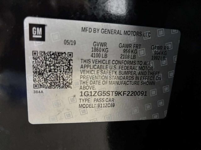 2019 Chevrolet Malibu 4dr Sedan RS w/1SP - 23003898 - 27