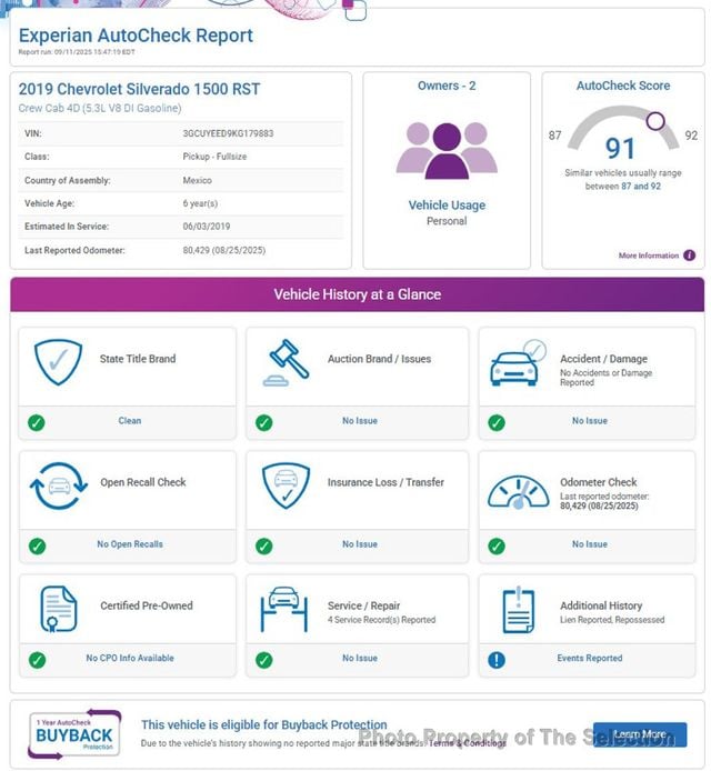 2019 Chevrolet Silverado 1500 4WD CREW CAB RST W/Z71, ALL STAR & ADVANCE TRAILERING PKG - 22909135 - 7