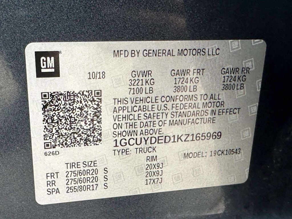 2019 Chevrolet Silverado 1500 LT 4x4 4dr Crew Cab 5.8 ft. SB - 23007412 - 21