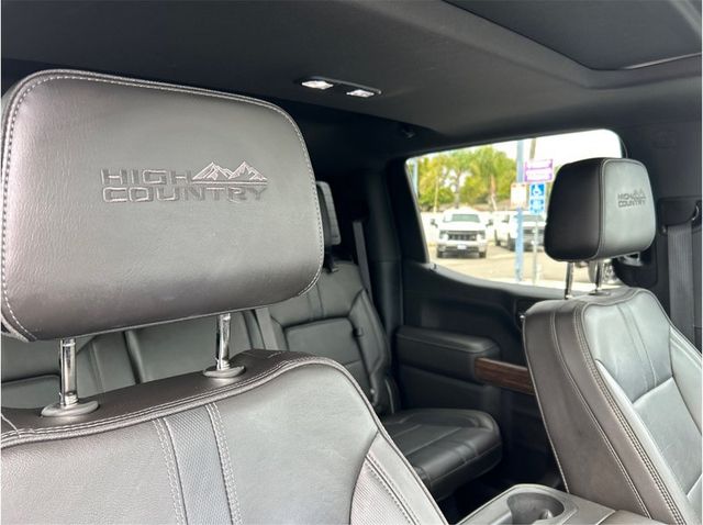 2019 Chevrolet Silverado 1500 Crew Cab HIGH CONTRY 4X4 NAV BACK UP CCAM 1 OWNER CLEAN - 23028487 - 30
