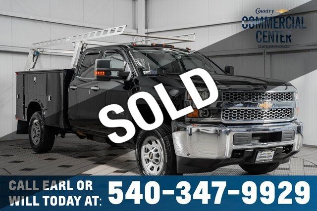 2019 Chevrolet Silverado 2500HD 2500HD DOUBLE CAB 4X4 * 6.0 V8 * KNAPHEIDE UTILITY W/RACK  - 22346522 - 0