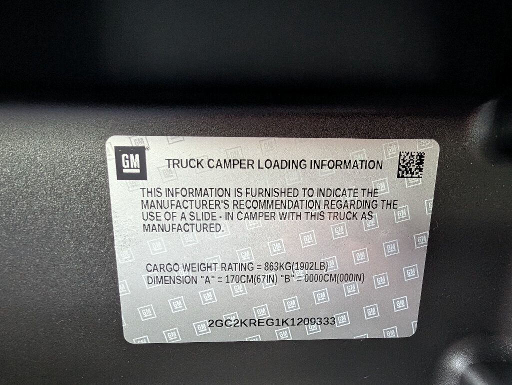 2019 Chevrolet Silverado 2500HD Chevy 2500 HD Double Cab Long Bed 4x4 6.0L  - 22992311 - 44