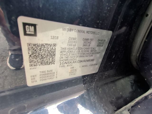 2019 Chevrolet Tahoe 4WD 4dr LS - 22997722 - 23