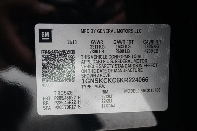 2019 Chevrolet Tahoe 4WD 4dr Premier - 23013146 - 35