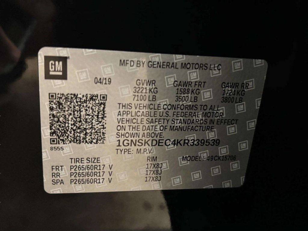 2019 Chevrolet Tahoe Police 4x4 4dr SUV - 23009466 - 34