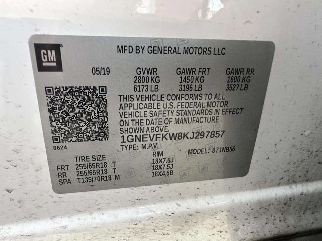 2019 Chevrolet Traverse AWD 4dr LS w/1LS - 23032537 - 32