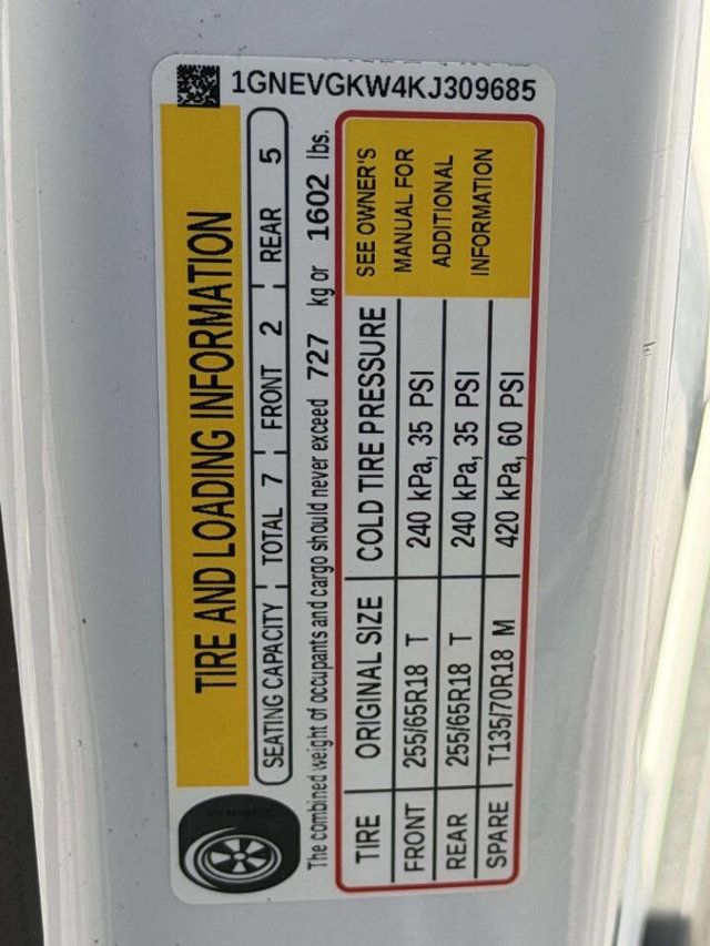 2019 Chevrolet Traverse AWD 4dr LT Cloth w/1LT - 22967308 - 21