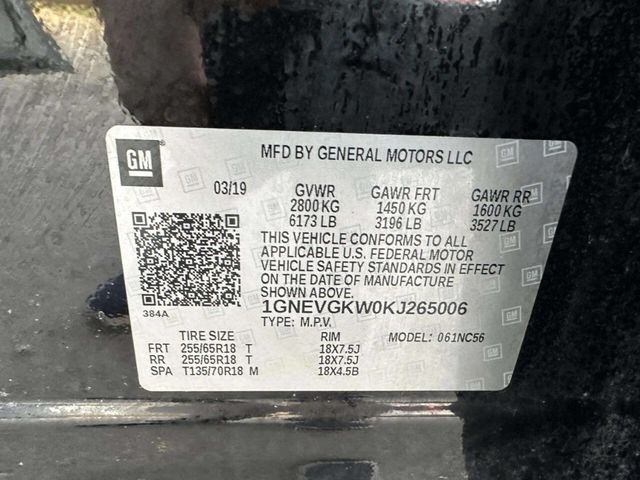 2019 Chevrolet Traverse AWD 4dr LT Cloth w/1LT - 23010047 - 40