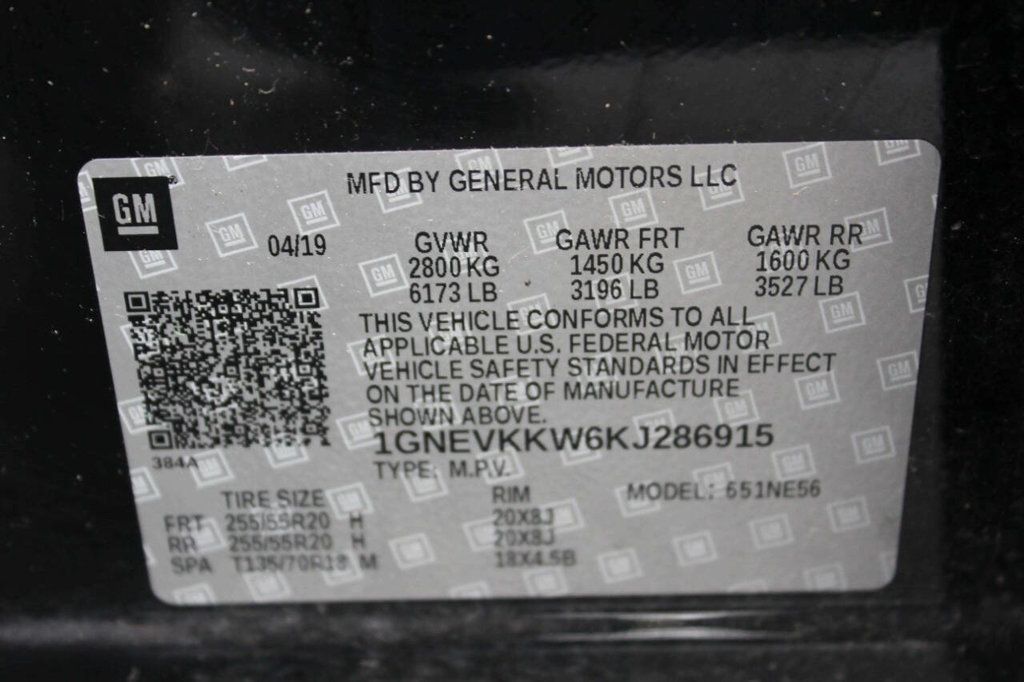 2019 Chevrolet Traverse AWD 4dr Premier w/1LZ - 22930543 - 33