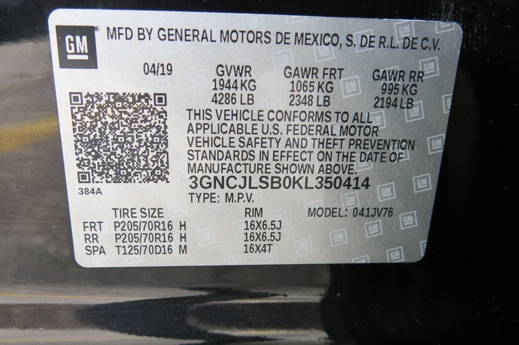 2019 Chevrolet Trax FWD 4dr LT - 22779805 - 35