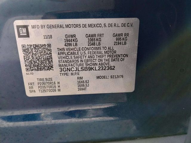 2019 Chevrolet Trax FWD 4dr LT - 22931352 - 34