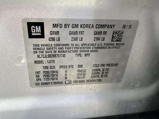 2019 Chevrolet Trax FWD 4dr LT - 23013486 - 35