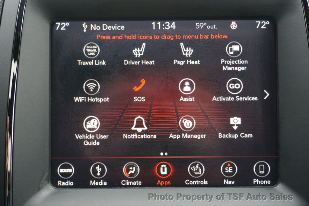 2019 Dodge Durango GT Plus AWD BLACKTOP PKG NAVI REAR CAM SUNROOF LEATHER 3RD SEAT  - 22949136 - 26