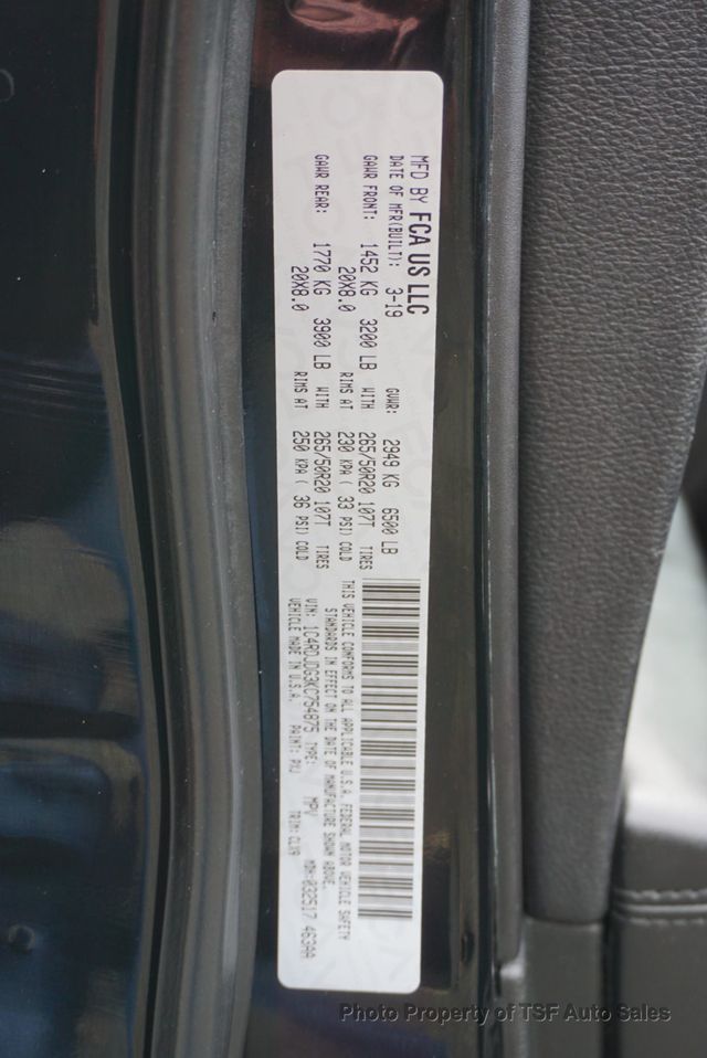 2019 Dodge Durango GT Plus AWD BLACKTOP PKG NAVI REAR CAM SUNROOF LEATHER 3RD SEAT  - 22949136 - 43