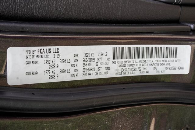 2019 Dodge Durango R/T AWD - 22959242 - 30