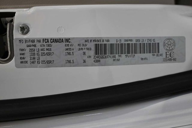 2019 Dodge Grand Caravan SE Mobility Handicap Van - 22987339 - 27