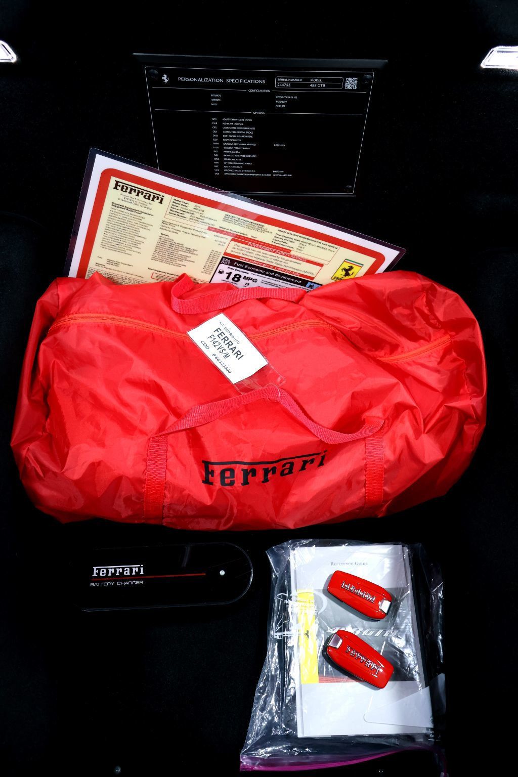 2019 Ferrari 488 GTB ROSSA CORSA...2,497 Miles...BIG Carbon Fiber! - 22883548 - 40