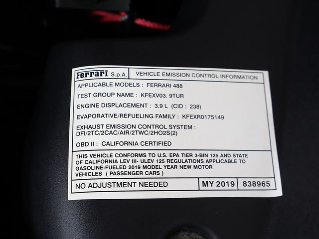 2019 Ferrari 488 Spider Convertible - 23002500 - 56