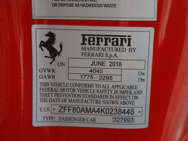2019 Ferrari 488 Spider Convertible - 23045238 - 48