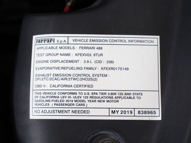 2019 Ferrari 488 Spider Convertible - 23045238 - 51