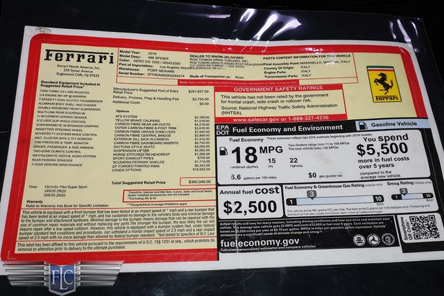 2019 Ferrari 488 Spider Convertible - 22989830 - 40