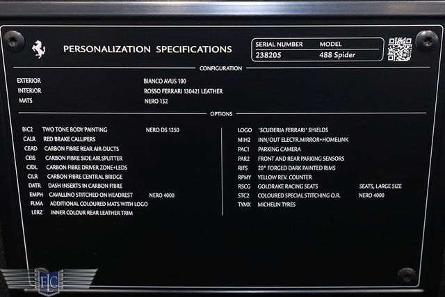 2019 Ferrari 488 Spider Convertible - 22223327 - 38