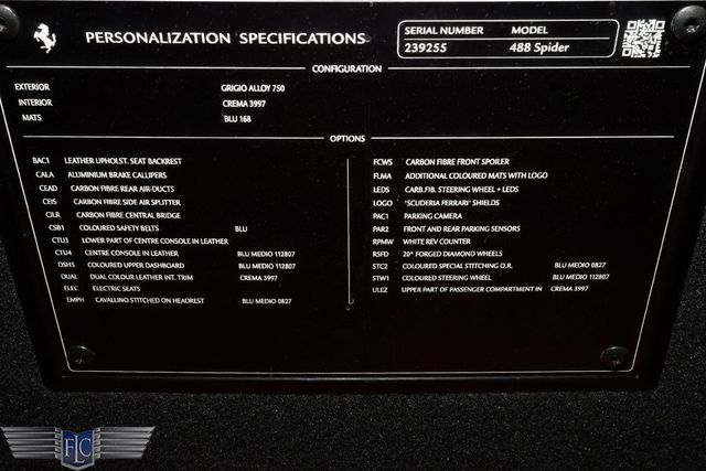 2019 Ferrari 488 Spider Convertible - 22967902 - 44