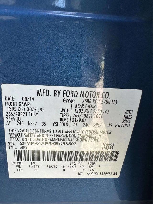 2019 Ford Edge ST AWD - 23034161 - 29