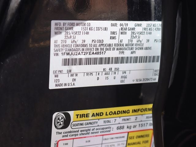 2019 Ford Expedition Limited 4x4 - 22970679 - 37