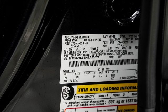 2019 Ford Expedition Platinum 4x2 - 22914190 - 41