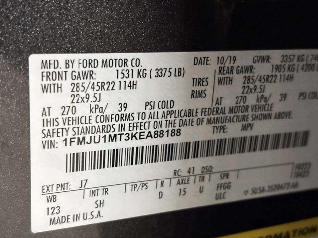 2019 Ford Expedition Platinum 4x4 - 23053545 - 39