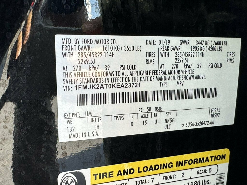 2019 Ford Expedition Max Limited 4x4 - 23067564 - 47
