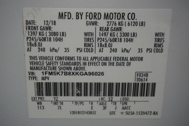 2019 Ford Explorer FWD - 22981540 - 27