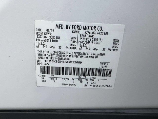 2019 Ford Explorer XLT 4WD - 22974794 - 24