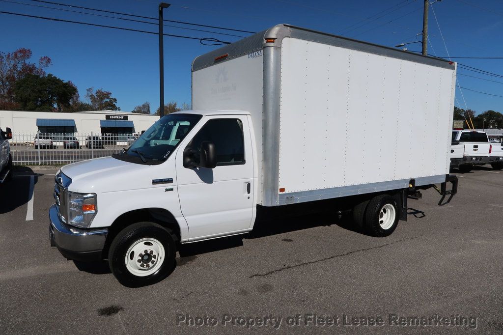 2019 Ford E-Series Cutaway E350 14' Box Truck Tuk Away Gate DRW - 22695094 - 46