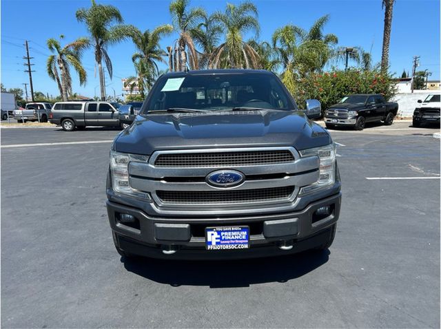 2019 Ford F150 SuperCrew Cab PLATINUM 4X4 NAV BACK UP CAM PANORAMIC ROOF CLEAN - 23078580 - 1