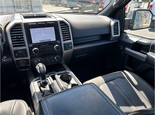 2019 Ford F150 SuperCrew Cab PLATINUM 4X4 NAV BACK UP CAM PANORAMIC ROOF CLEAN - 23078580 - 30