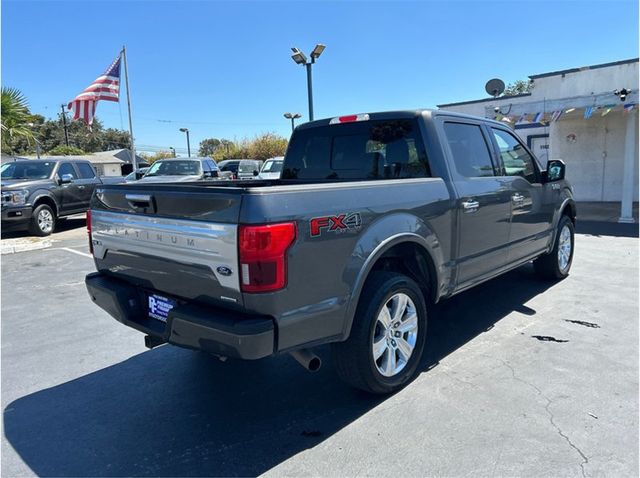 2019 Ford F150 SuperCrew Cab PLATINUM 4X4 NAV BACK UP CAM PANORAMIC ROOF CLEAN - 23078580 - 5