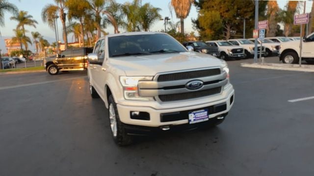 2019 Ford F150 SuperCrew Cab PLATINUM 4X4 NAV BACK UP SUPER CLEAN - 22676948 - 2