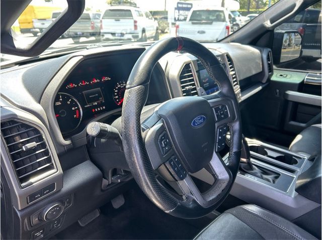 2019 Ford F150 SuperCrew Cab RAPTOR 4X4 NAV BACK UP CAM CLEAN - 23038814 - 18