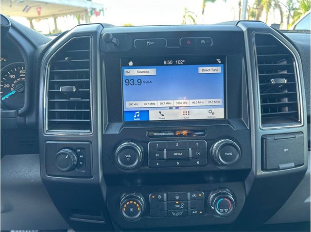 2019 Ford F150 SuperCrew Cab XLT 4X4 5.0L GAS BACK UP CAM CLEAN - 23073456 - 17
