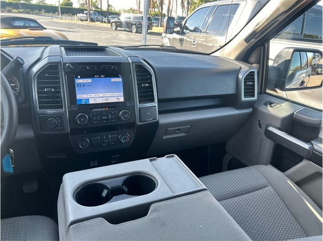 2019 Ford F150 SuperCrew Cab XLT 4X4 5.0L GAS BACK UP CAM CLEAN - 23073456 - 25