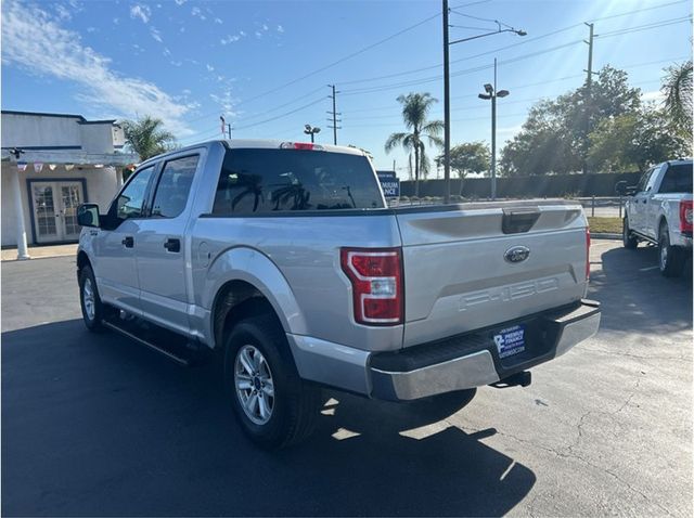 2019 Ford F150 SuperCrew Cab XLT 4X4 5.0L GAS BACK UP CAM CLEAN - 23073456 - 8